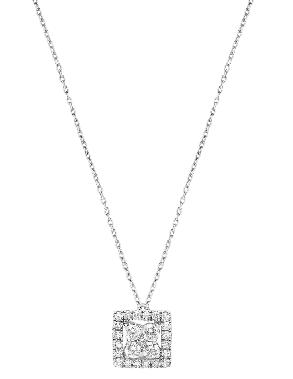Collar Fairytale de oro blanco 18 K