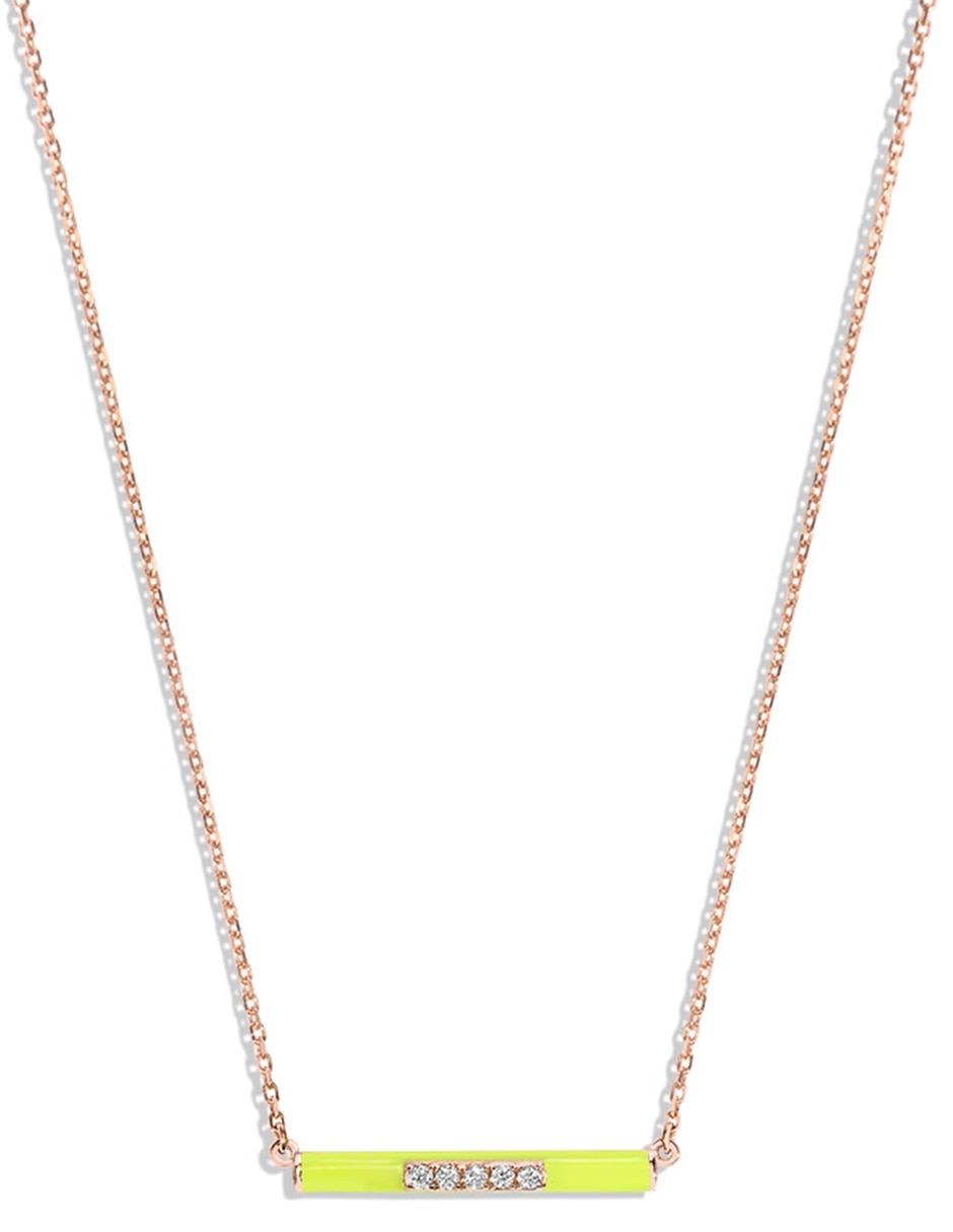 Collar Marbella de oro rosa 14 K
