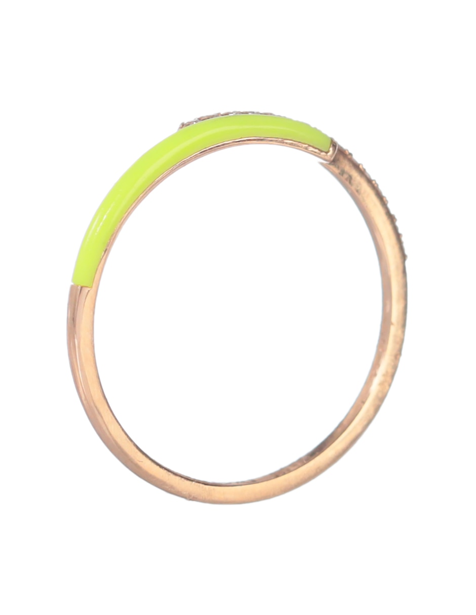 Anillo 18 k de oro diamante brillante 3