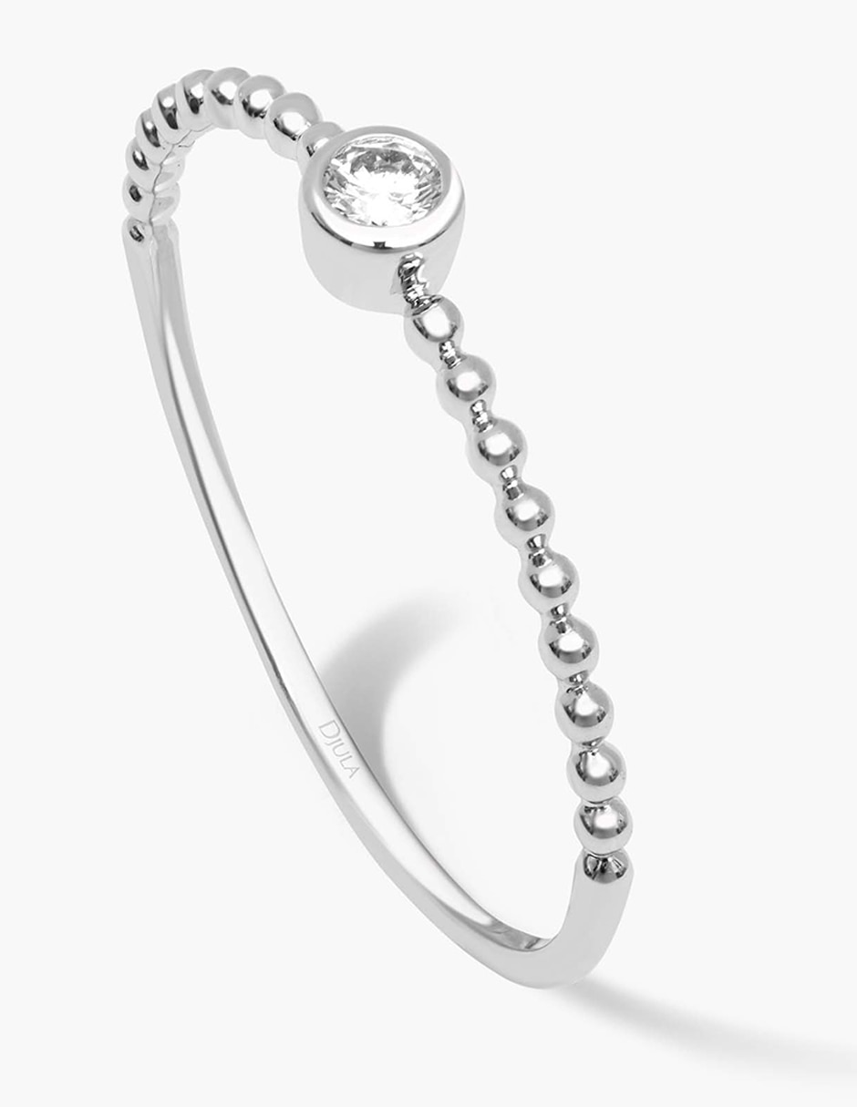 Anillo Mix and Match 18 k de oro diamante pavé 3