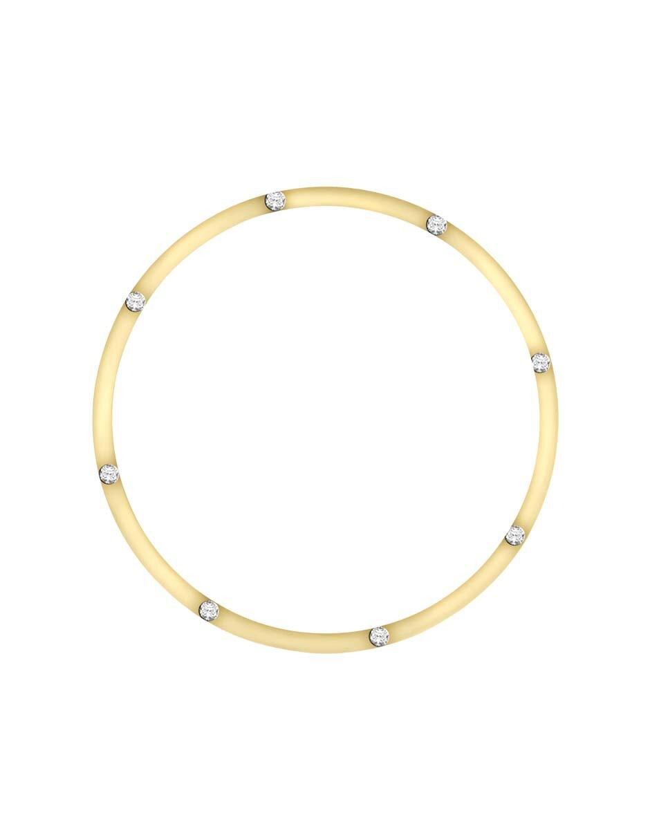 Argolla de oro 14 k Bellisa diamante 3