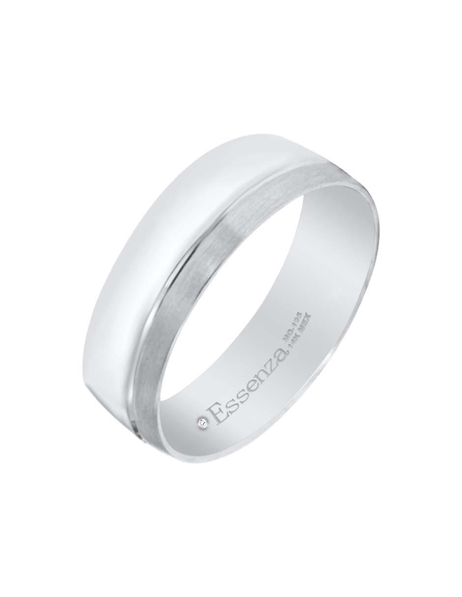 Argolla de oro blanco 14 k Redenta Argolla de oro blanco 14 k Redenta