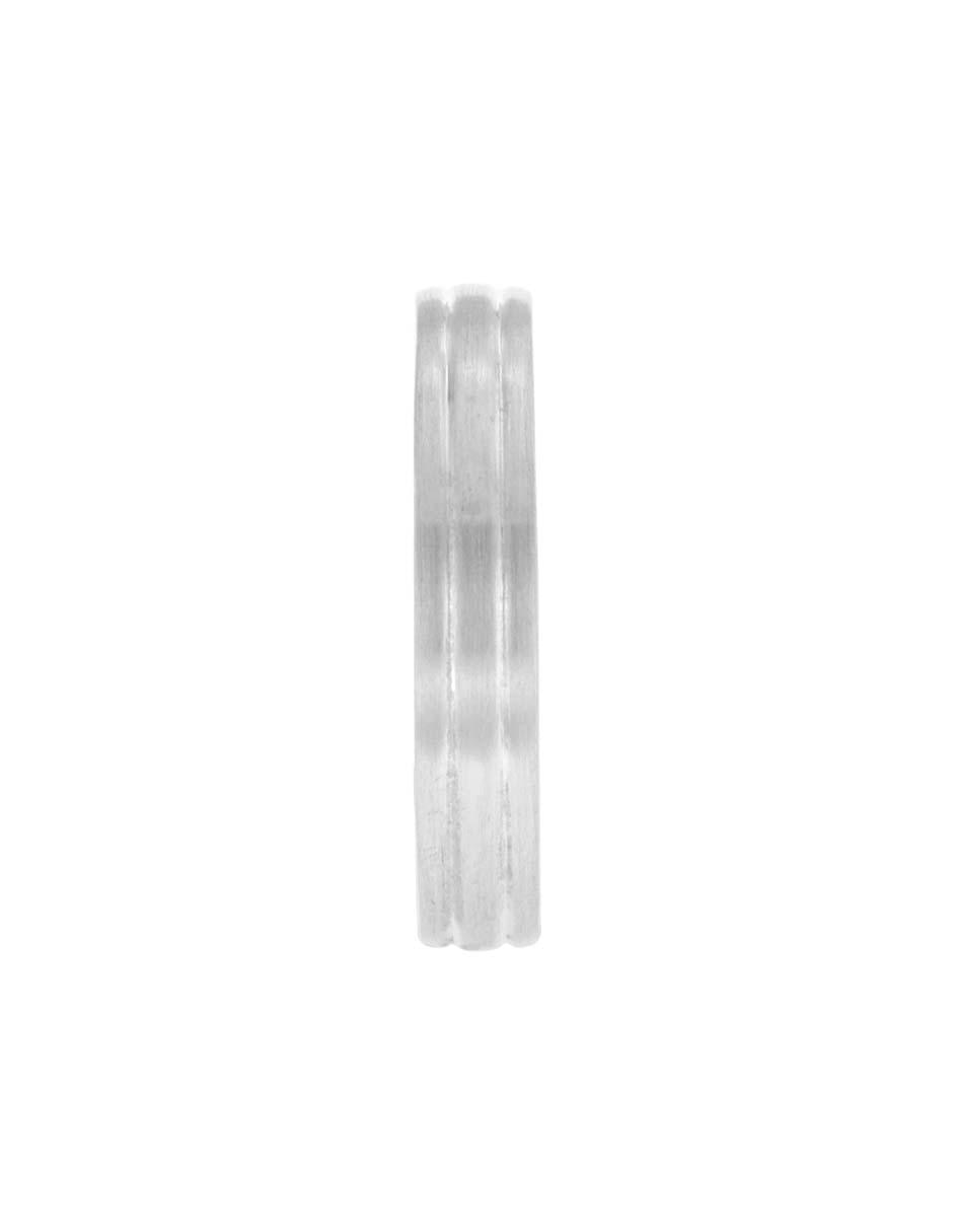 Argolla de oro blanco 14 k Cirene