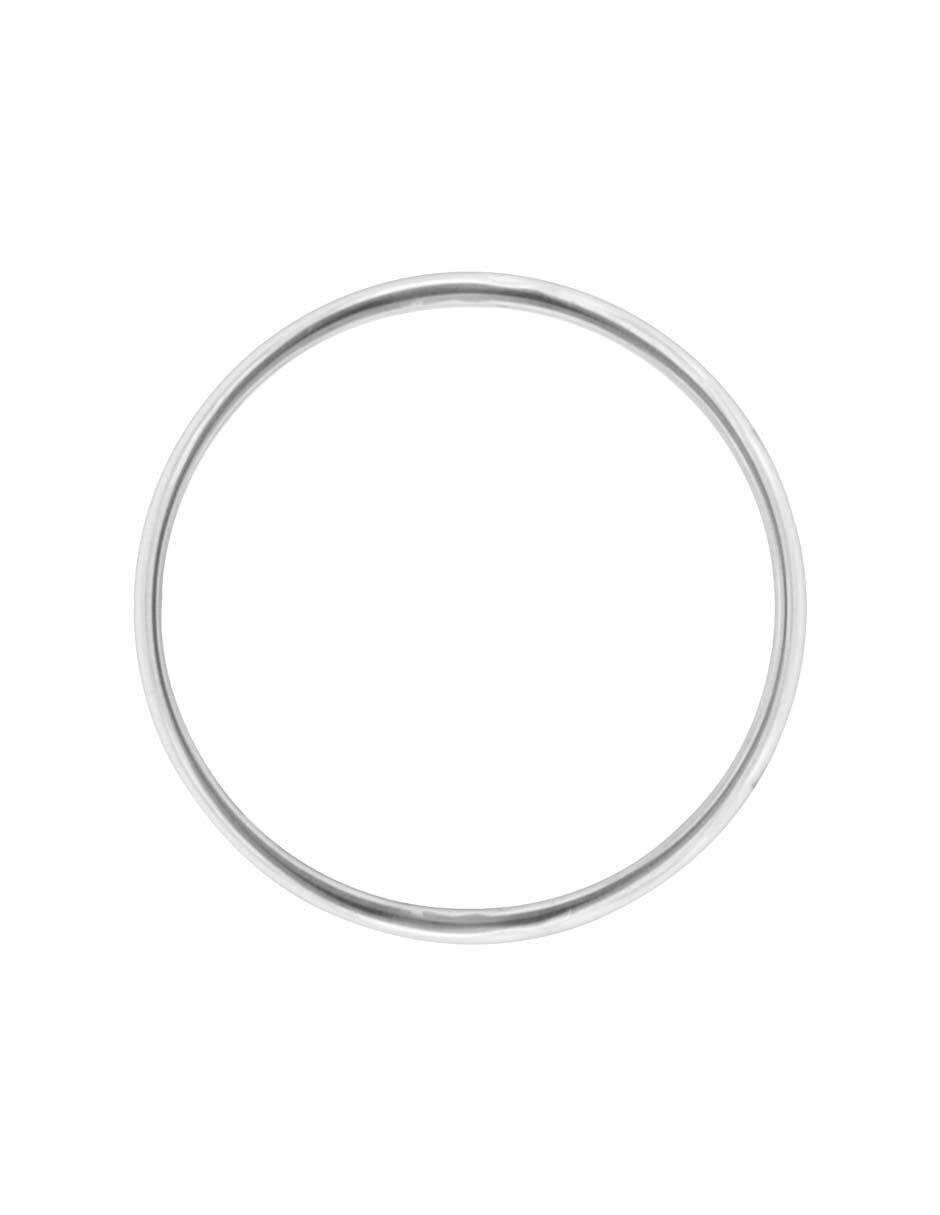 Argolla de oro blanco 14 k Redenta diamante 3