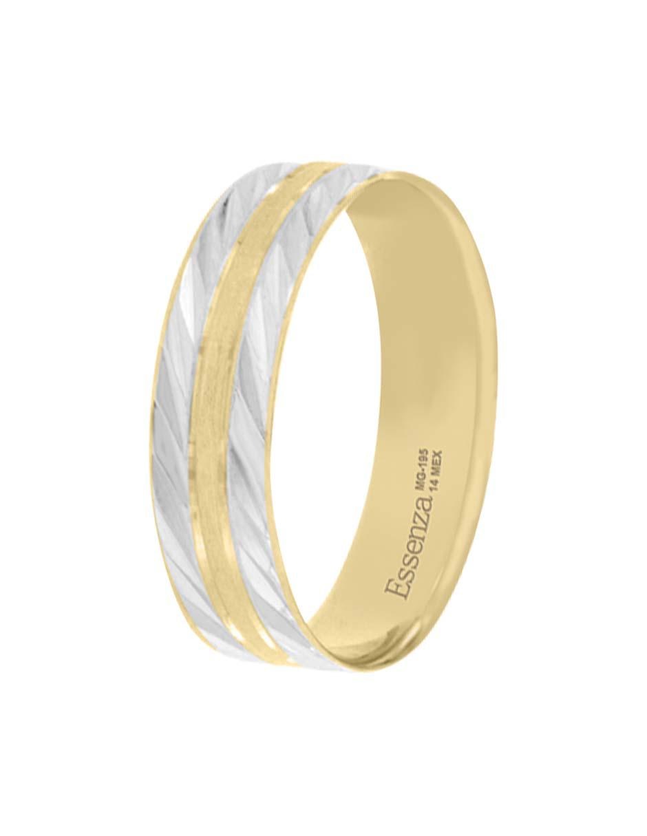 Argolla de oro amarillo 14 k Damaris 2