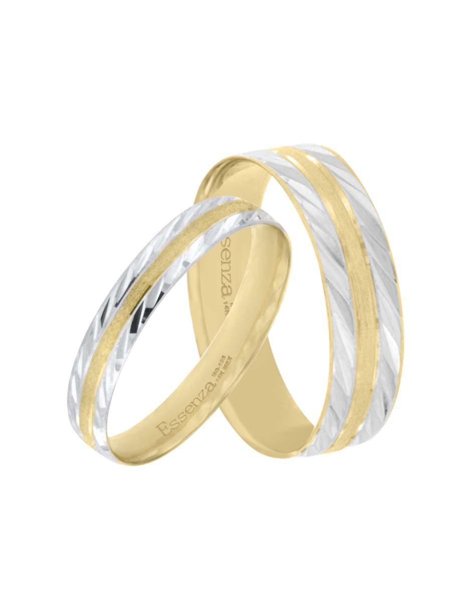 Argolla de oro amarillo 14 k Damaris 6