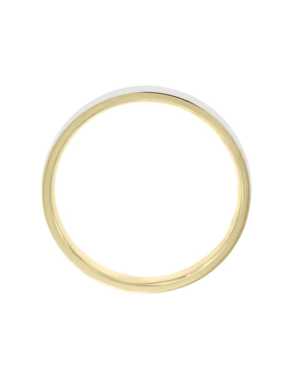 Argolla de oro amarillo 14 k Amanda 3