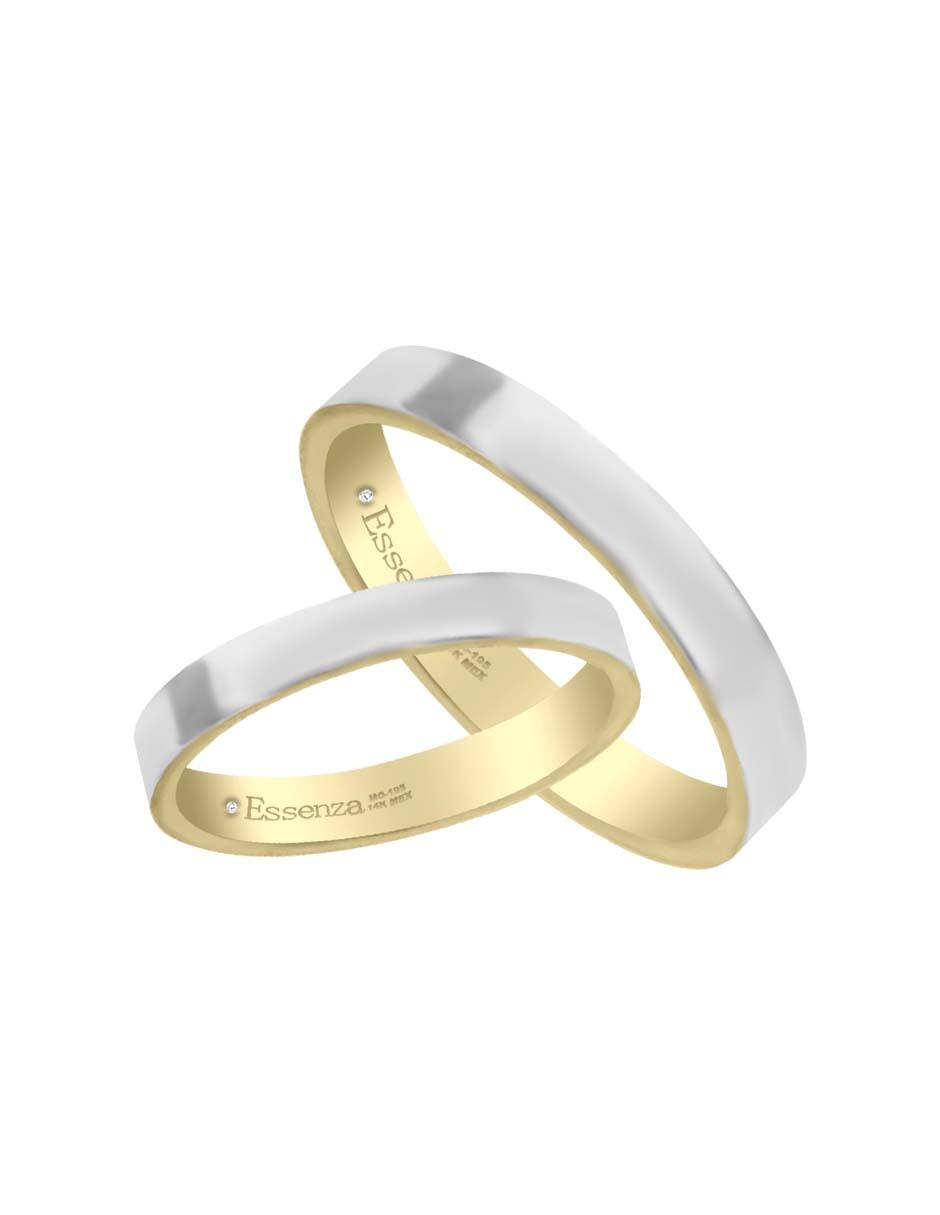Argolla de oro amarillo 14 k Amanda 6