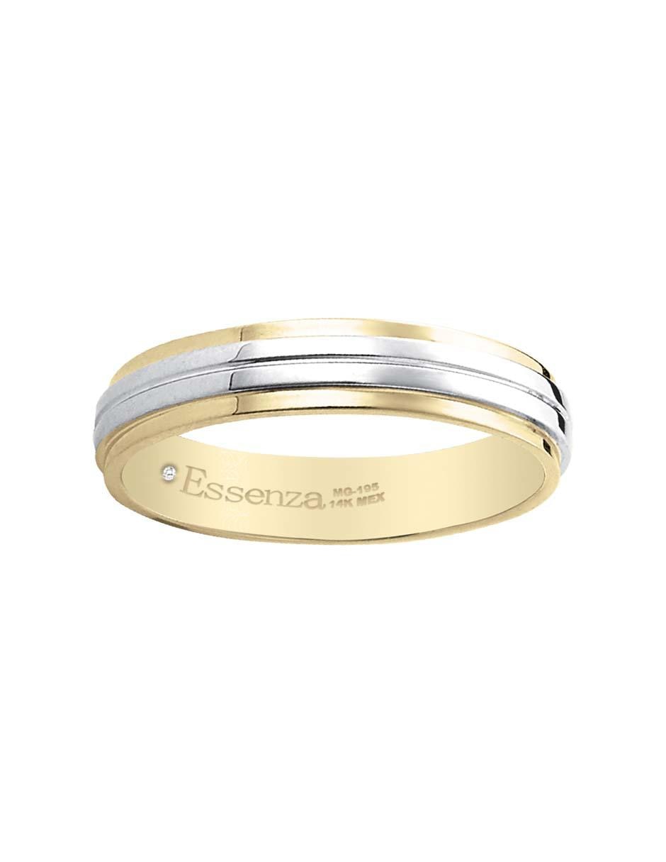 Argolla de oro amarillo 14 k Valentine 3