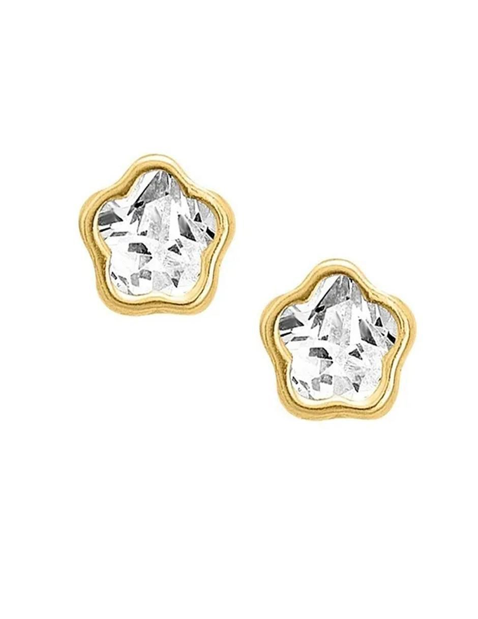 Broqueles con acabado brillante zirconia 3