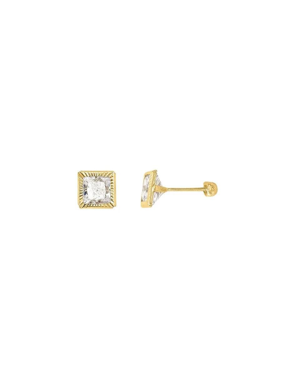 Broqueles con acabado brillante zirconia