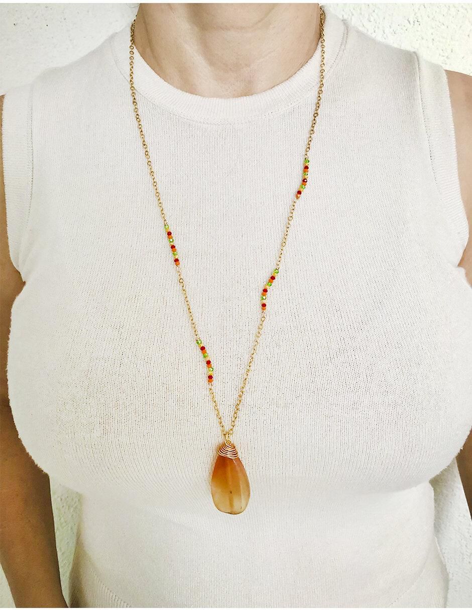 Arracadas y collar 3