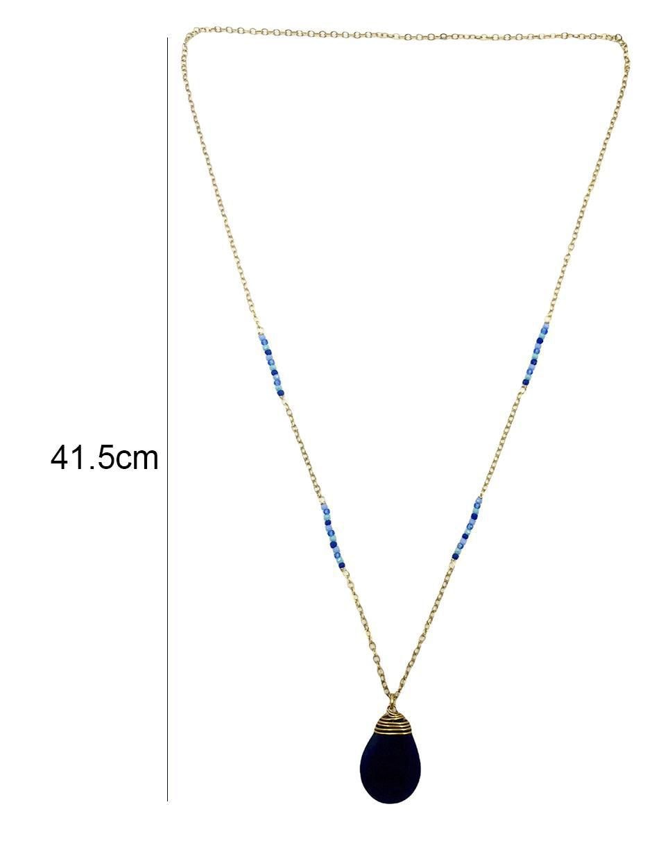 Arracadas y collar 14 k 2