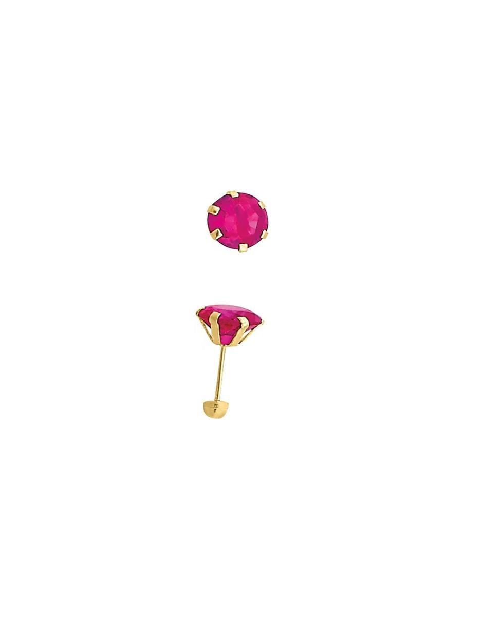 Broqueles con acabado brillante zirconia 2