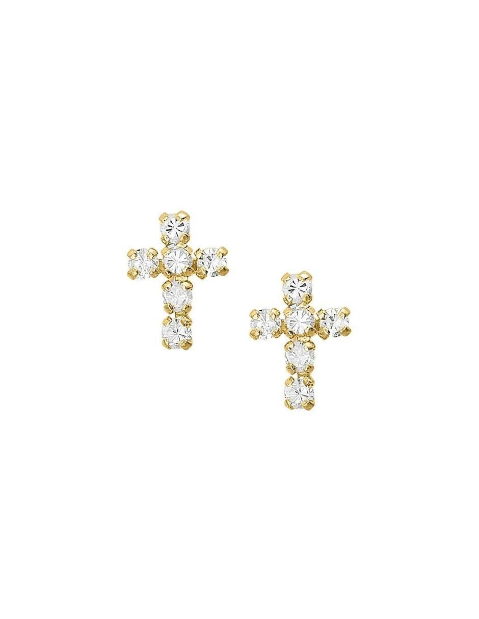 Broqueles con acabado brillante zirconia