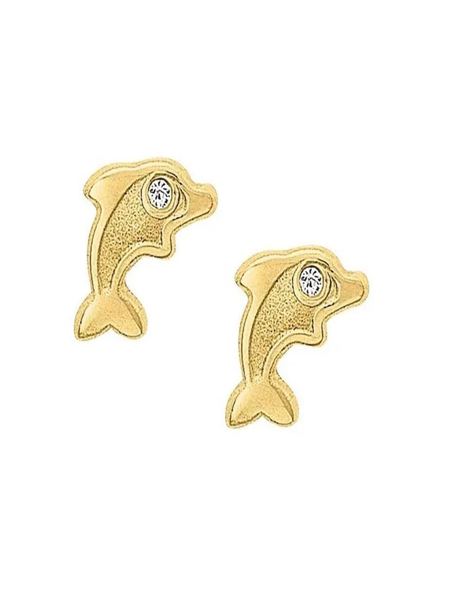 Broqueles con acabado brillante zirconia