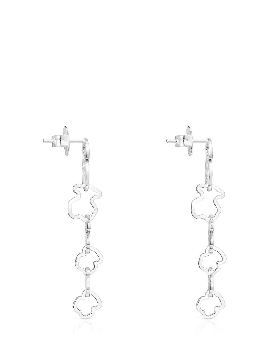 Aretes Carrusel de plata P 925 con acabado lustre 9