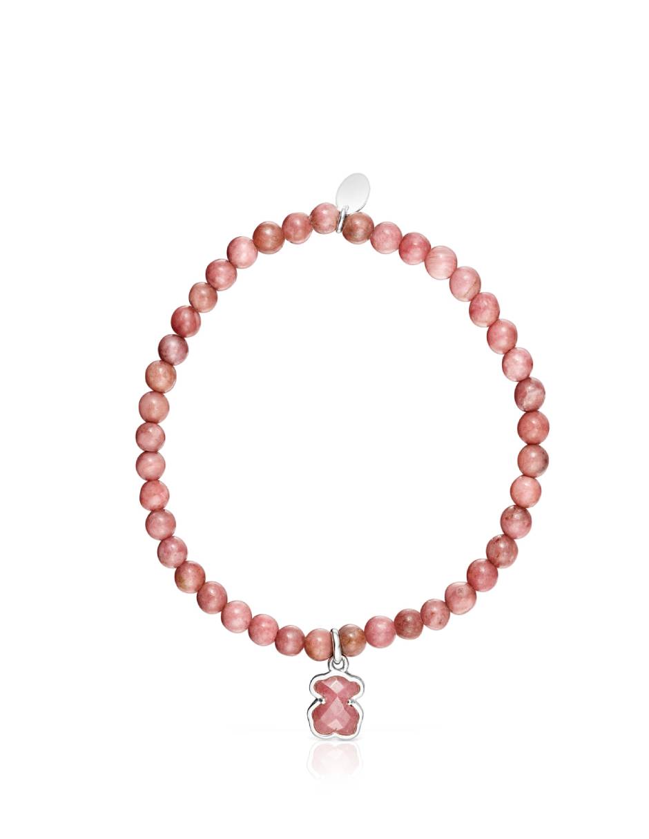 Pulsera de elástico y plata con lustre 5