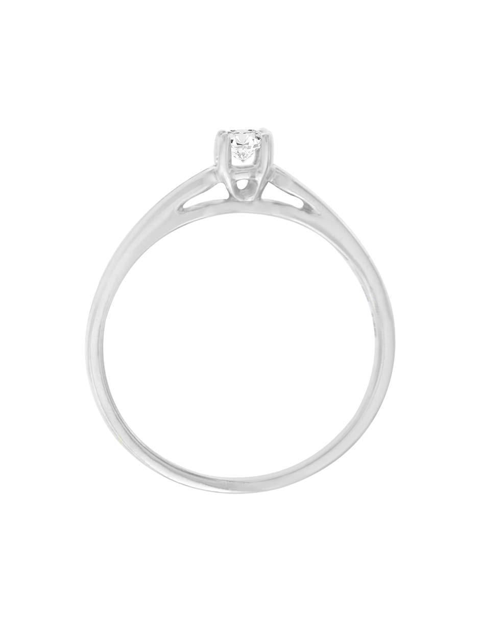 Solitario de oro 14 k Farah diamante 3