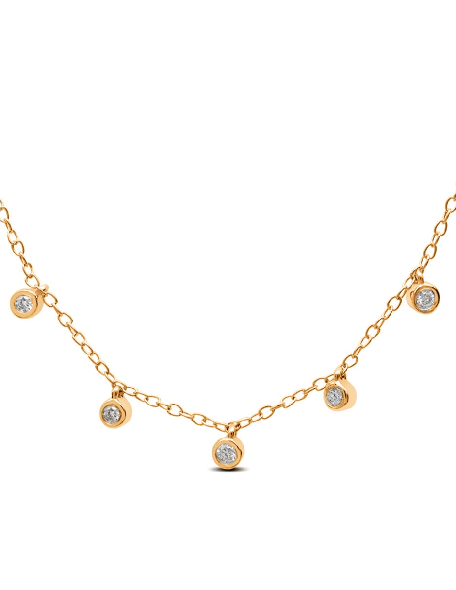 Collar de oro amarillo 14 K 2