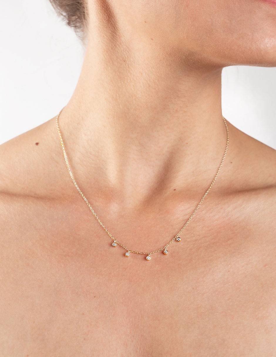 Collar de oro amarillo 14 K 3