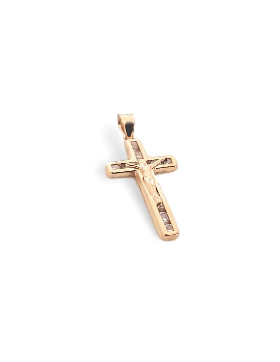 Dije de cruz de oro 2