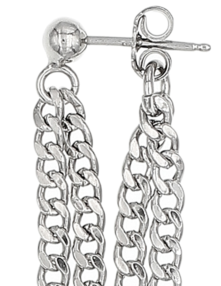 Aretes de plata P 925 con acabado brillante 2