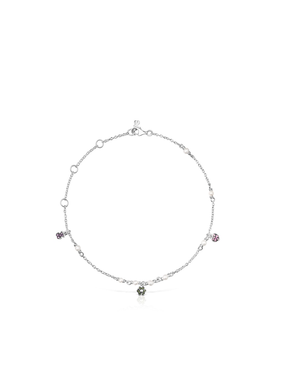 Pulsera de plata p 925 con acabado pavé 2