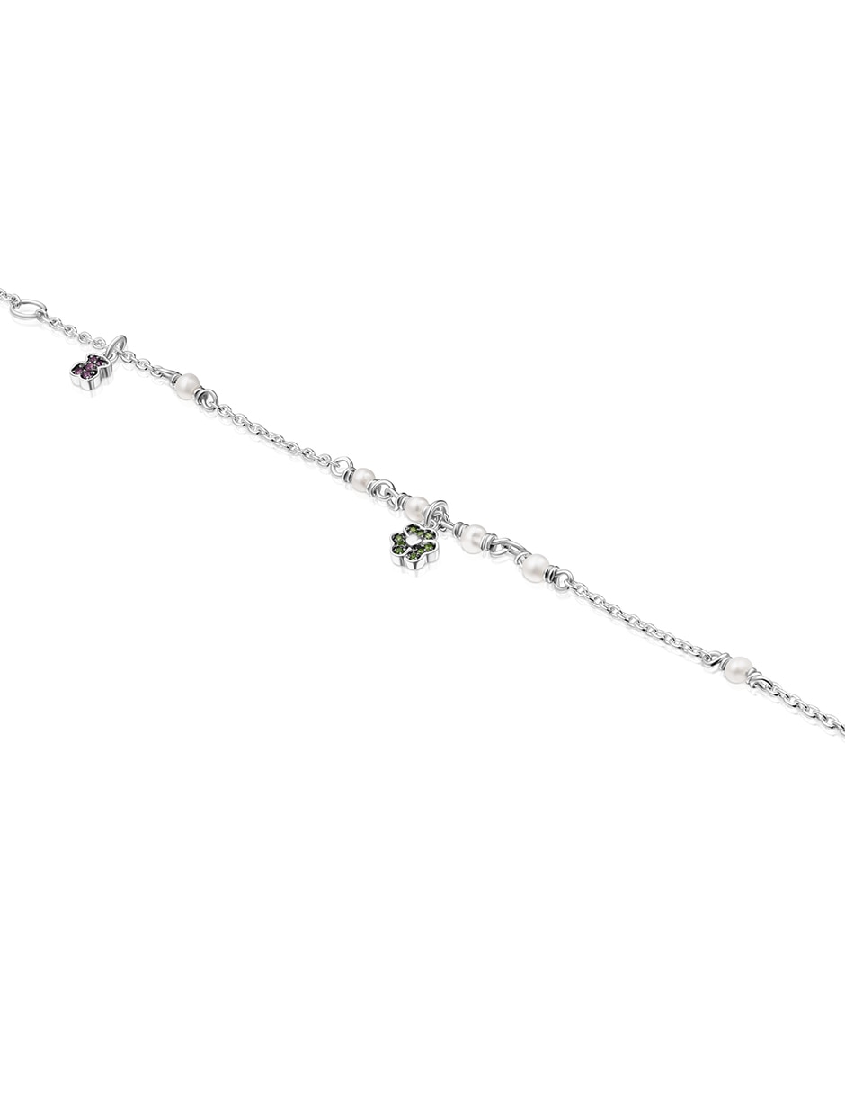 Pulsera de plata p 925 con acabado pavé 3