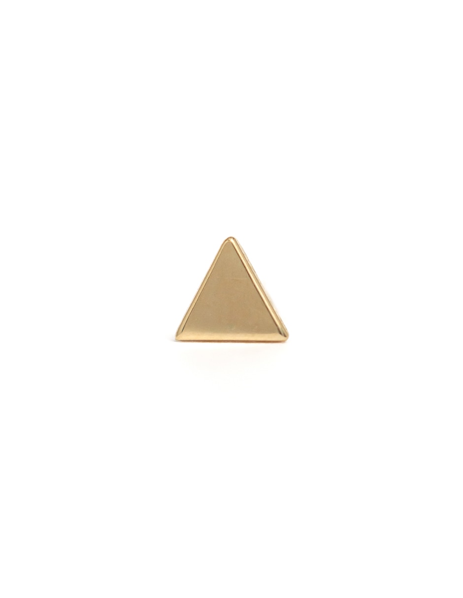 Piercing triangular Ero Jewelry Piercing de oro con acabado brillante