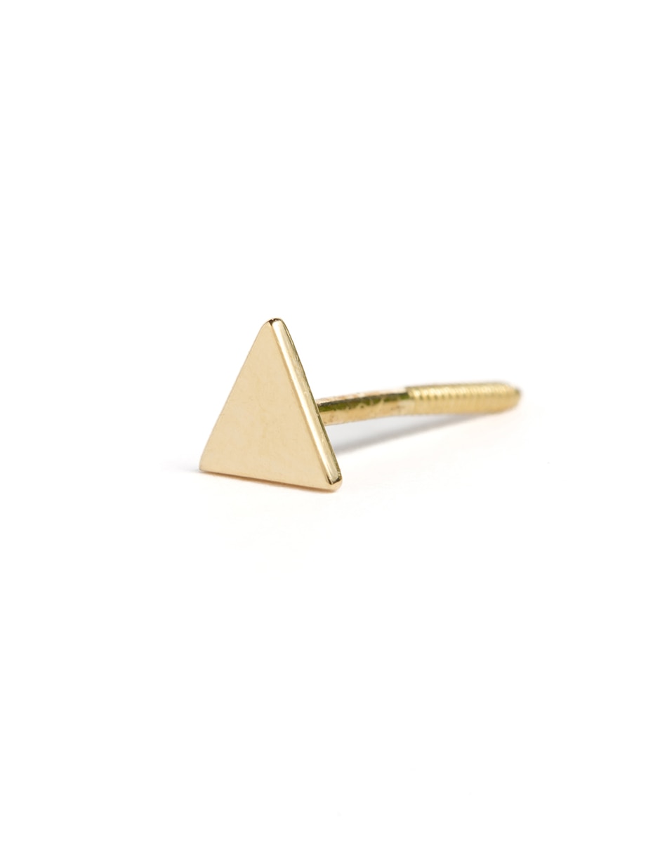Piercing triangular Ero Jewelry Piercing de oro con acabado brillante 2