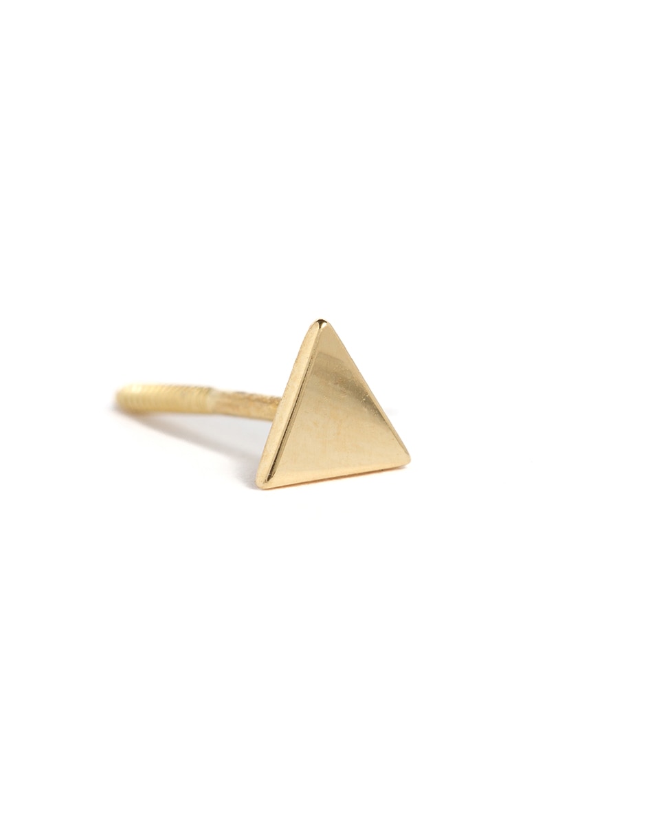 Piercing triangular Ero Jewelry Piercing de oro con acabado brillante 3