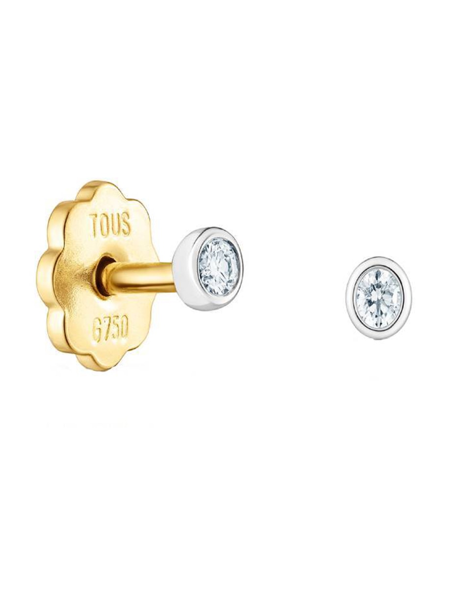 Broqueles circulares Diamonds de oro blanco diamante