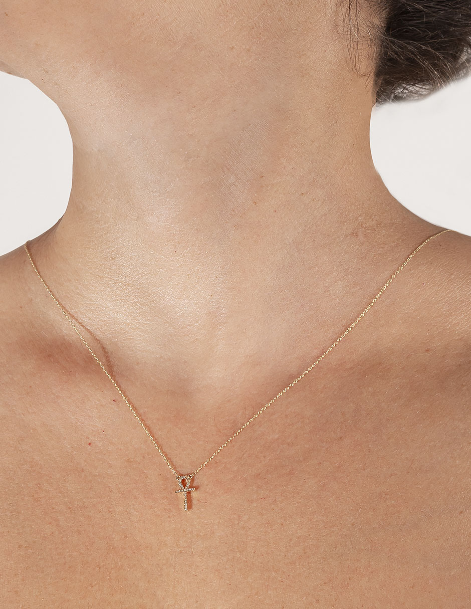 Collar de oro 14 K 2
