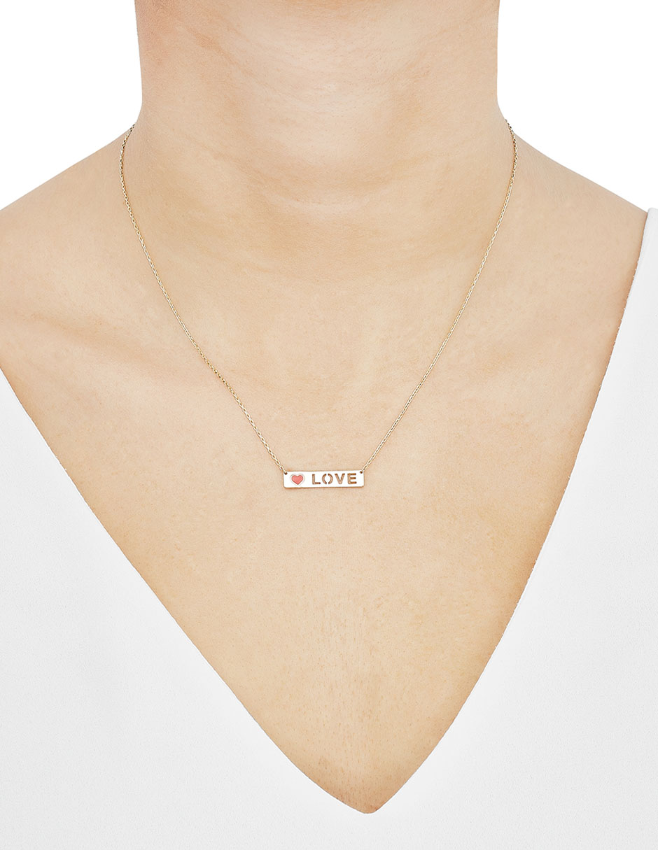 Collar de oro 14 K 4