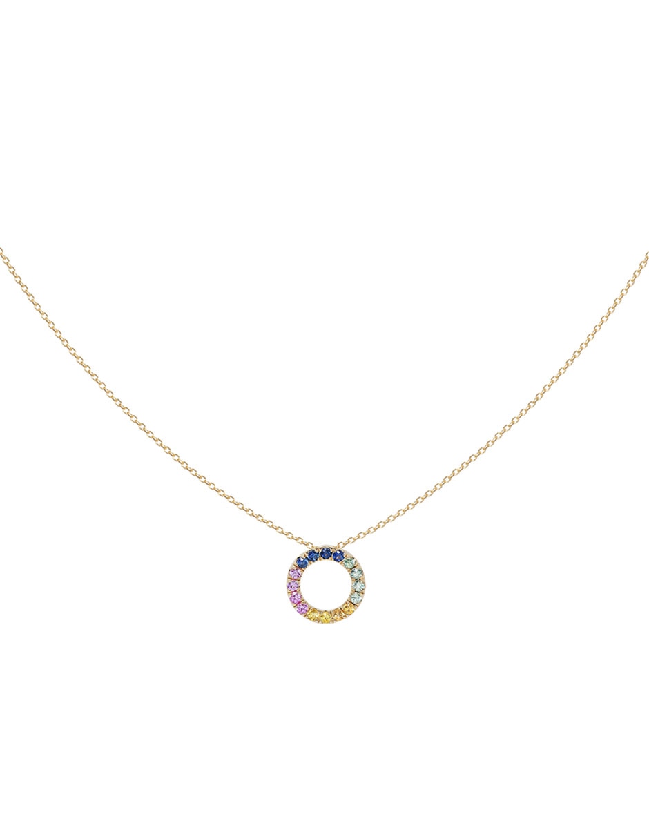 Collar de oro amarillo 14 K