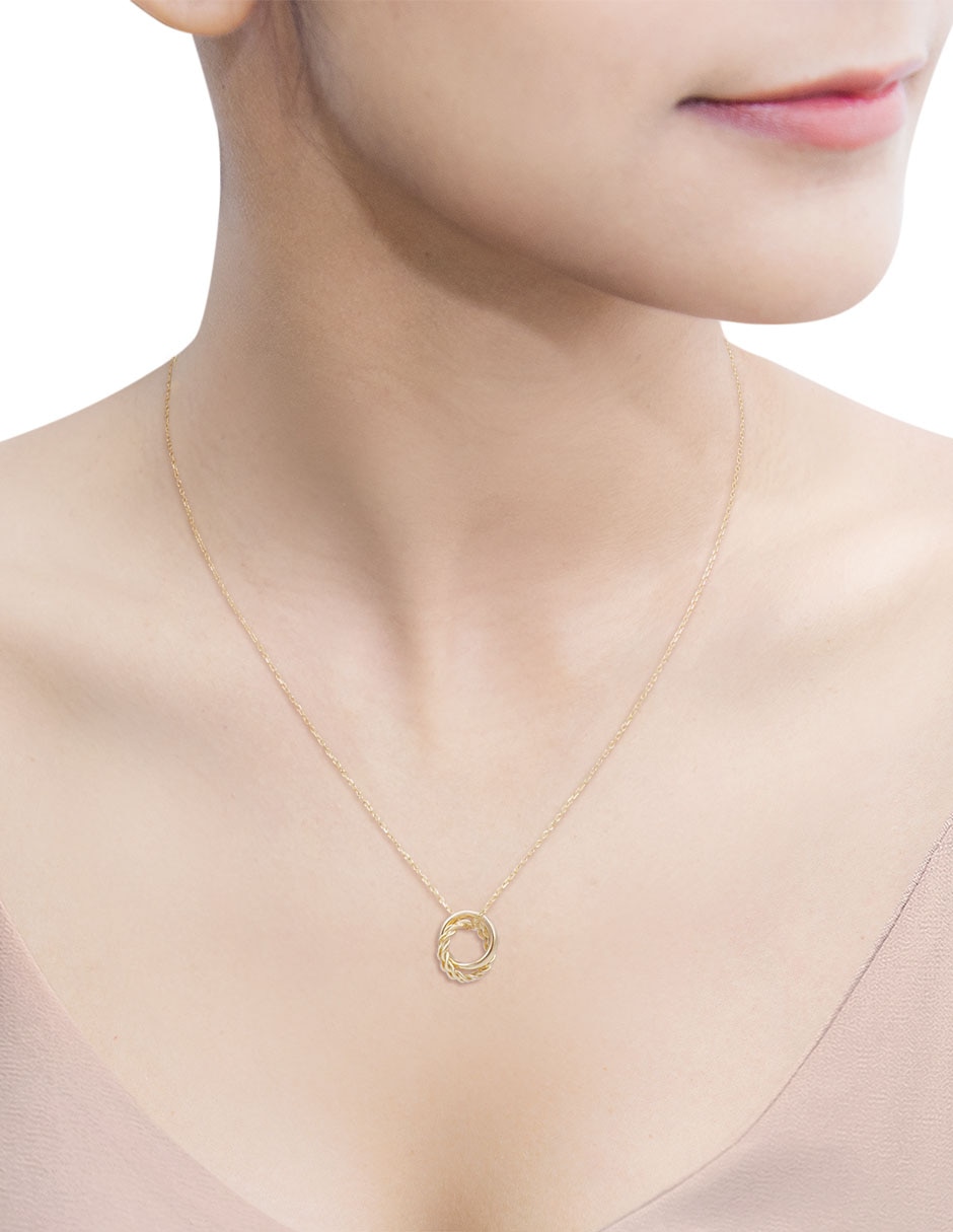 Collar de oro amarillo 14 K 3