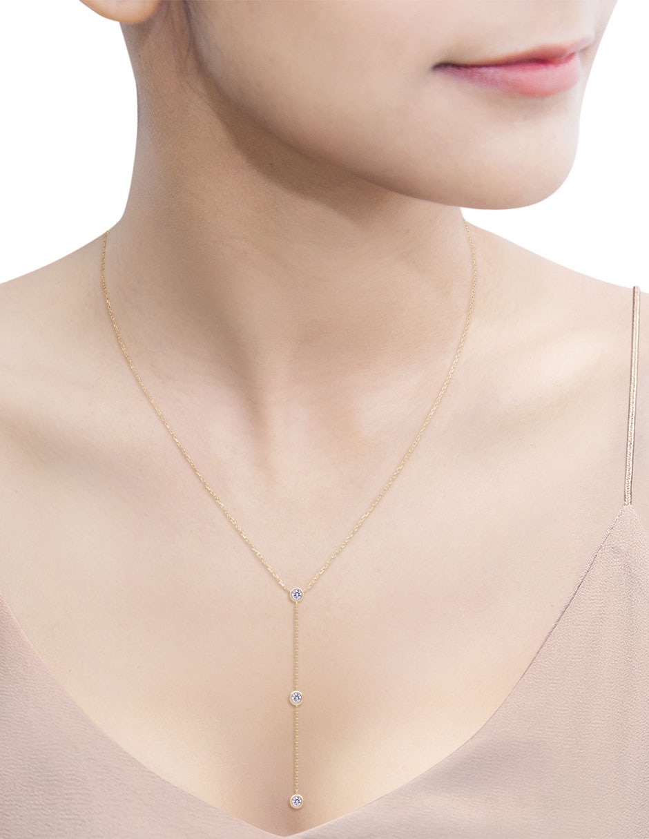 Collar de oro amarillo 14 K 3