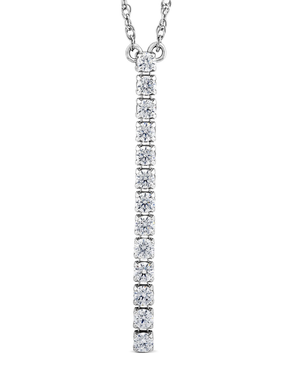 Collar Mimi Sky de oro blanco 14 K