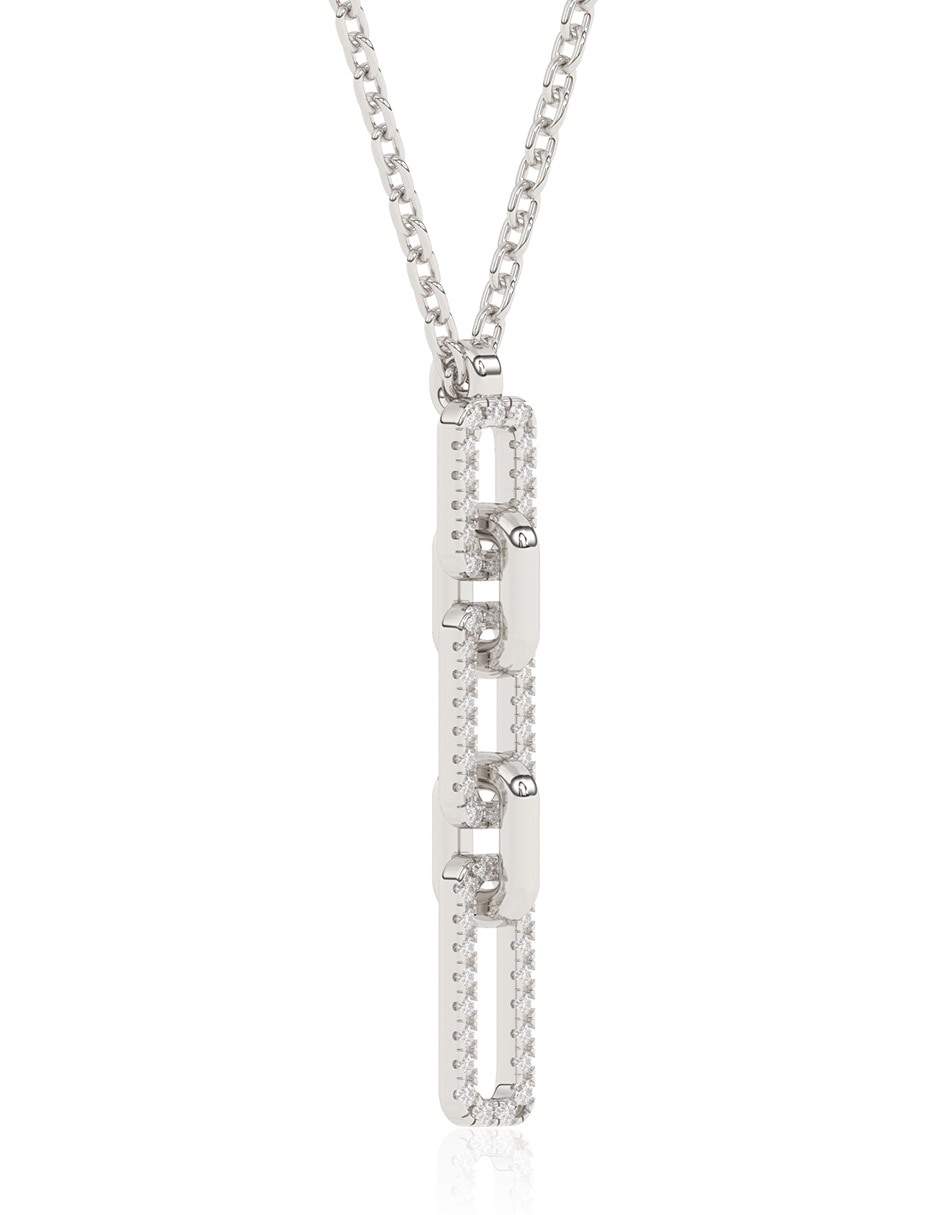 Collar Mimi Sky de oro blanco 14 K 2
