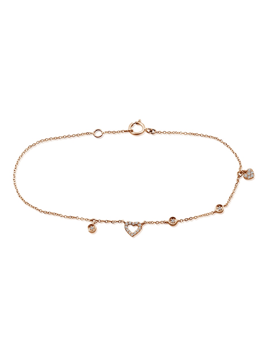 Pulsera de oro 14 K Mimi Sky con acabado pulido