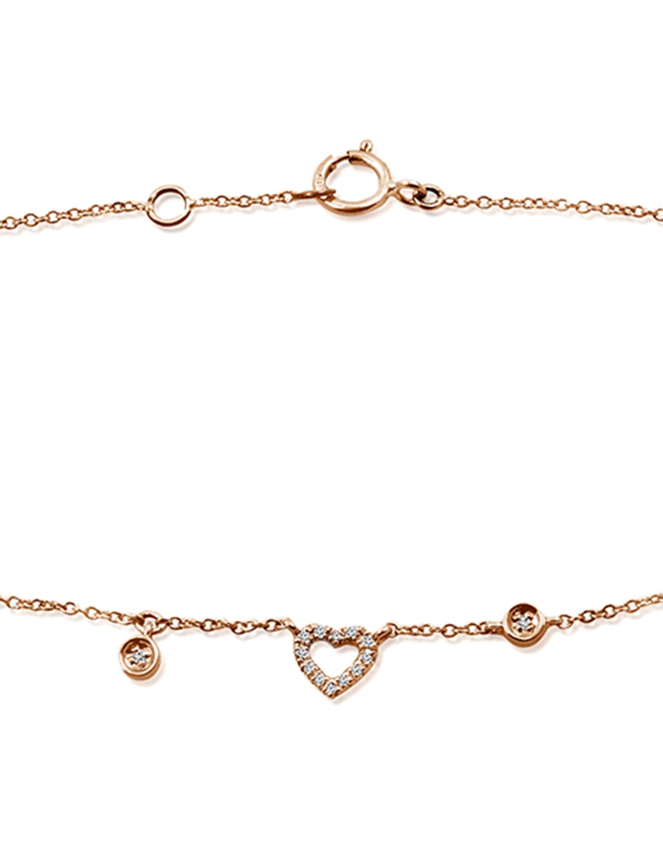 Pulsera de oro 14 K Mimi Sky con acabado pulido 2