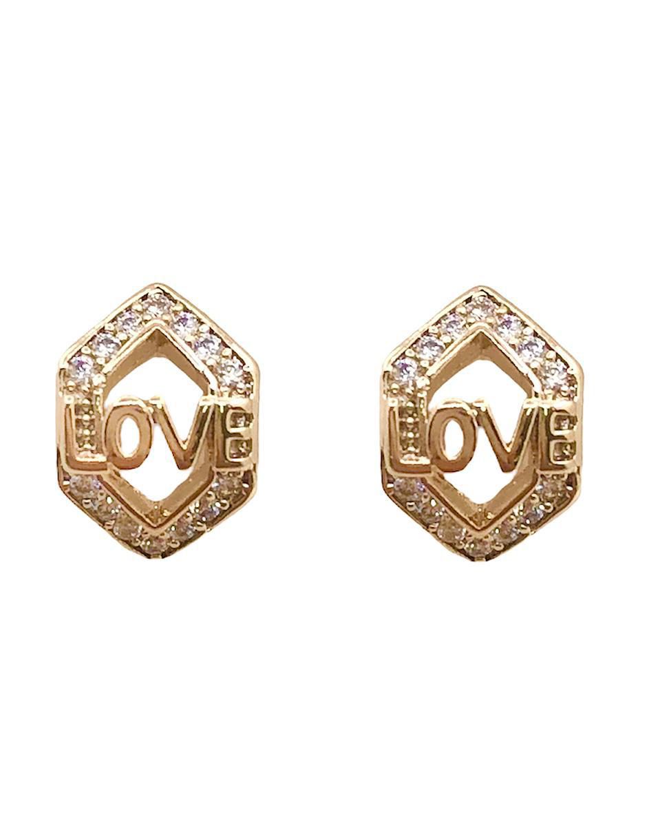 Aretes con acabado brillante zirconia 2