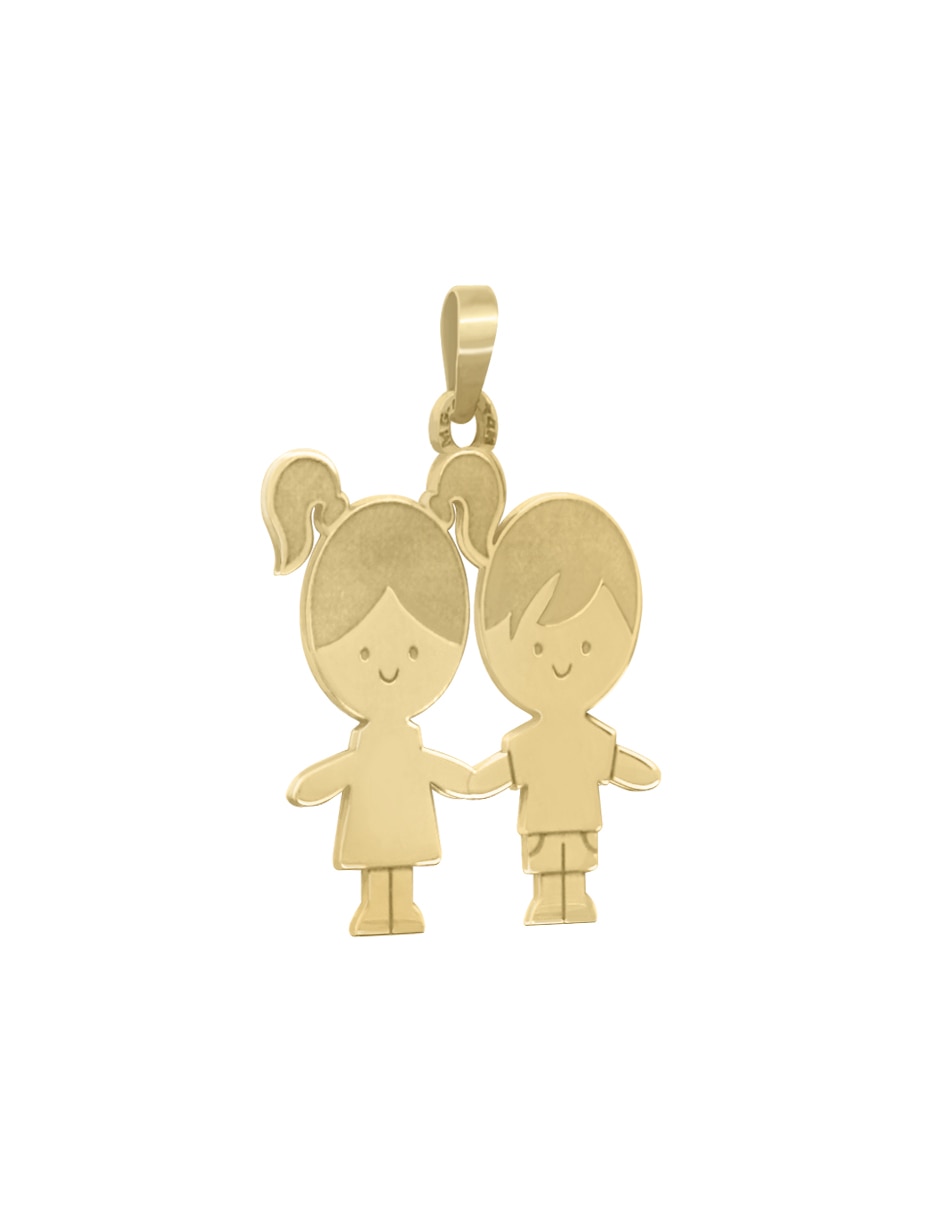 Dije de niña kinder de oro amarillo 14 K 2