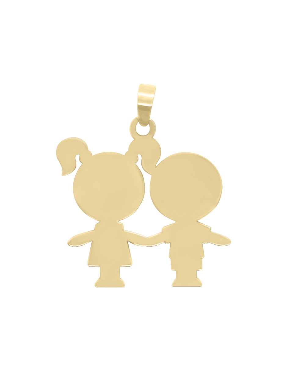 Dije de niña kinder de oro amarillo 14 K 3