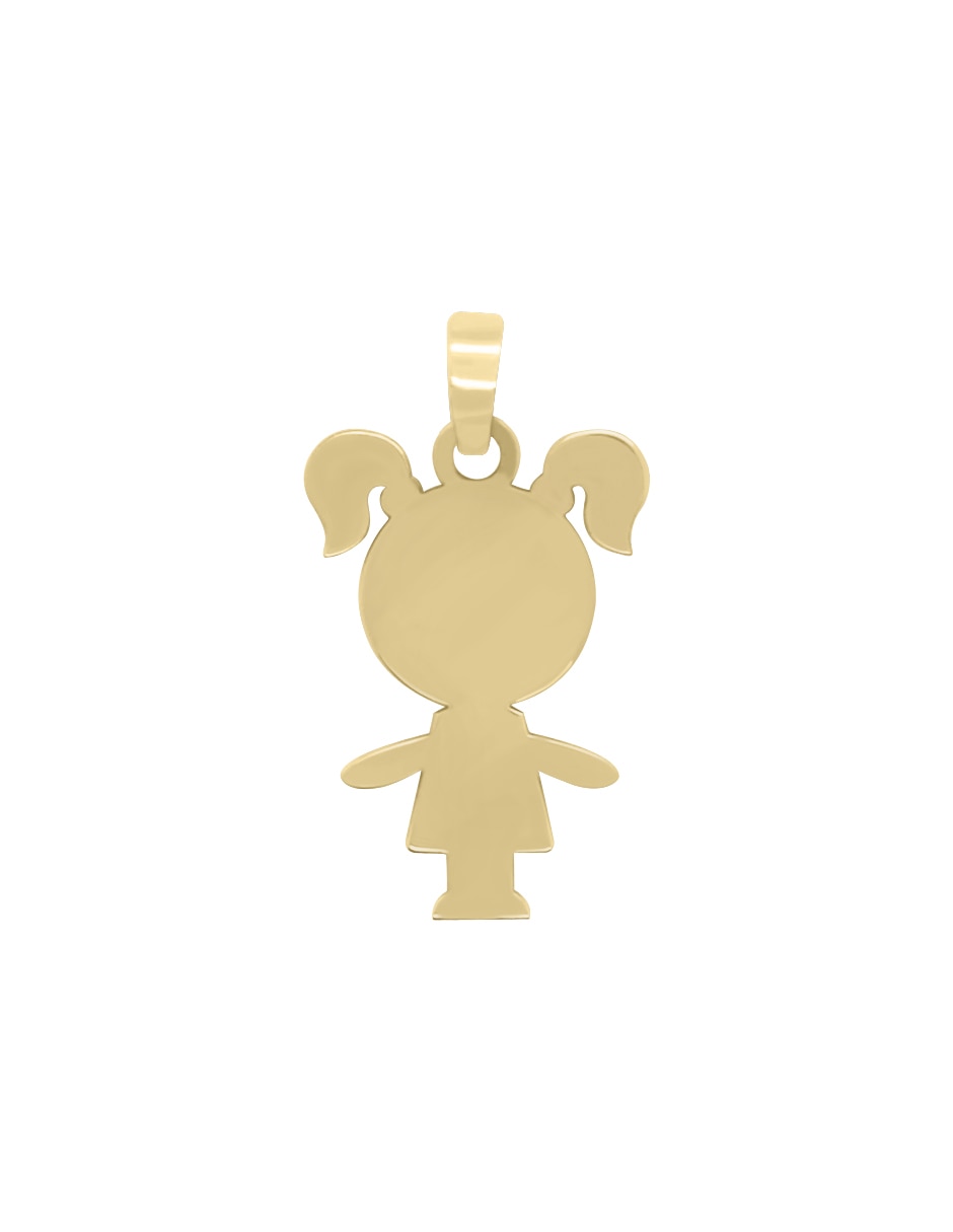 Dije de niña kind de oro amarillo 14 K 3