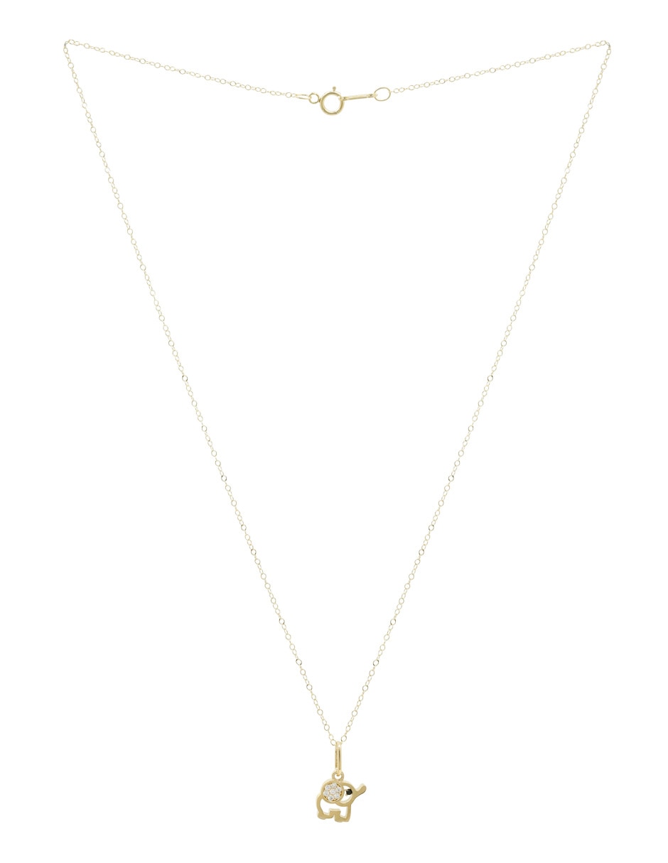 Collar de oro amarillo 14 K 2