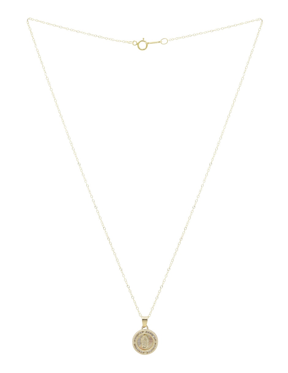 Collar de oro amarillo 14 K 4