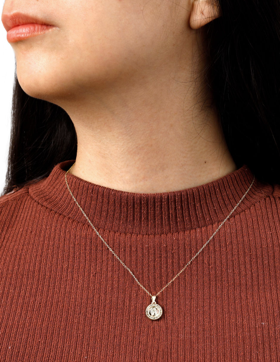 Collar de oro amarillo 14 K 6