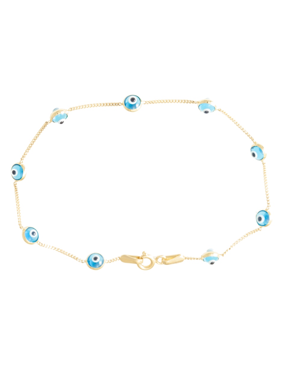 Pulsera de oro 14 K con acabado pulido